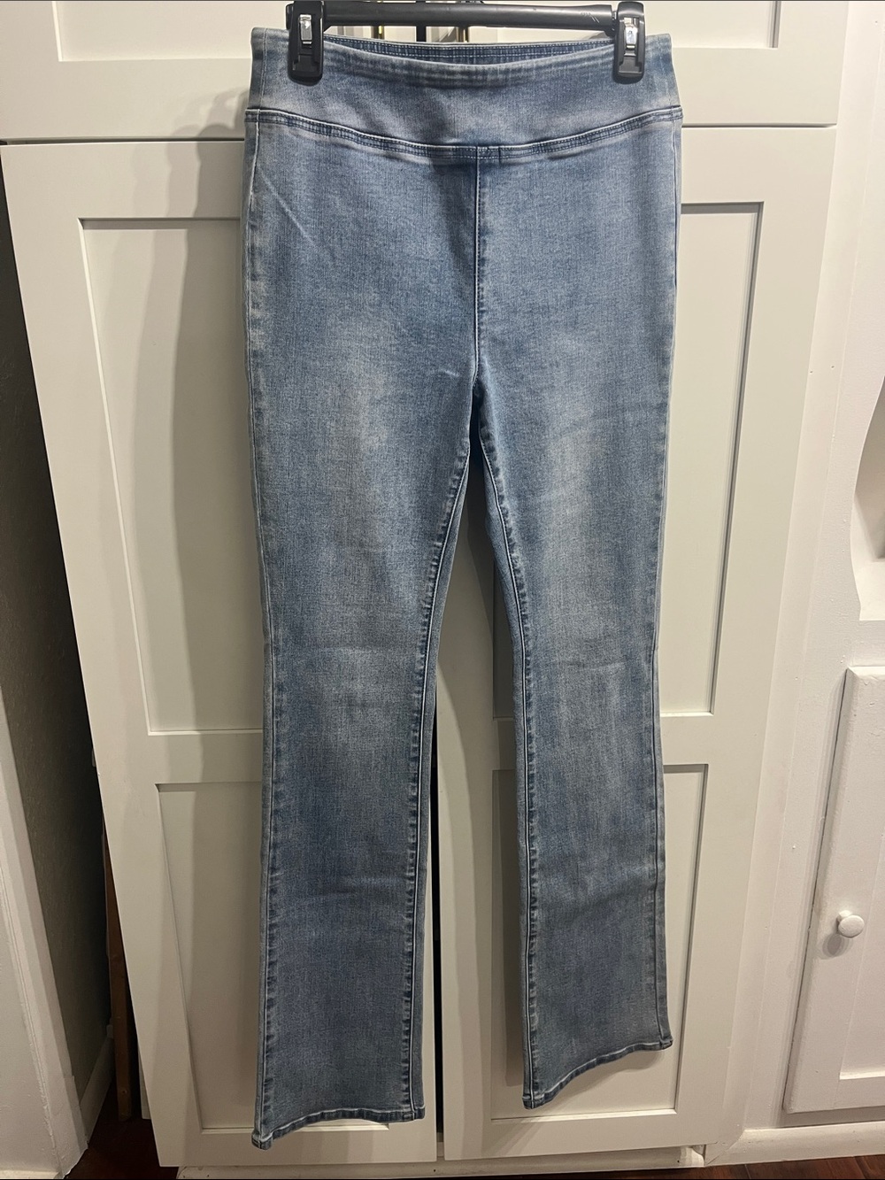 DG2 by Diane Gilman Light Blue Flare Jeans